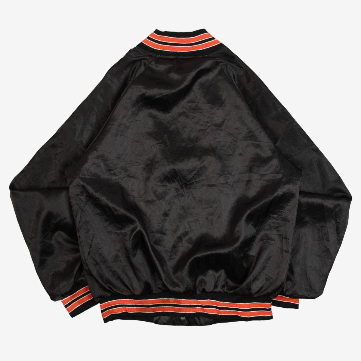 MEN'S VINTAGE 1980S CAMPLENOX SATIN BOMBER JACKET - MEDIUM