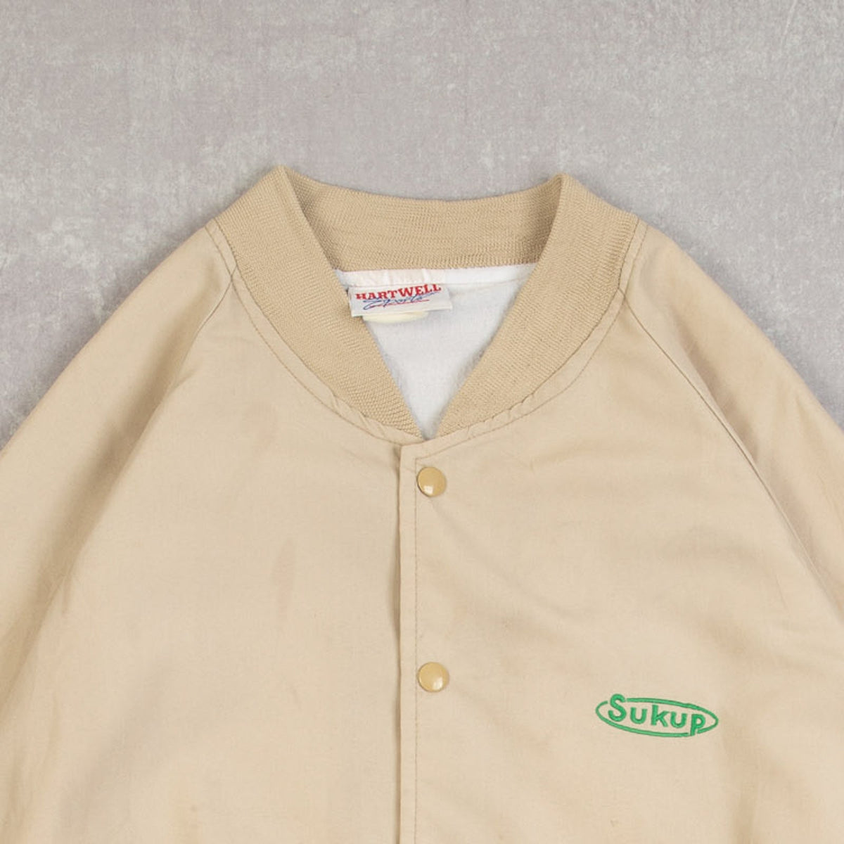 MEN'S VINTAGE 1980S SUKUP BOMBER JACKET - LARGE