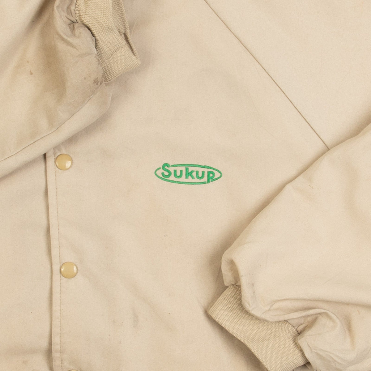 MEN'S VINTAGE 1980S SUKUP BOMBER JACKET - LARGE