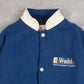 MEN'S VINTAGE 1980S WABI LEATHER VARSITY JACKET - SMALL