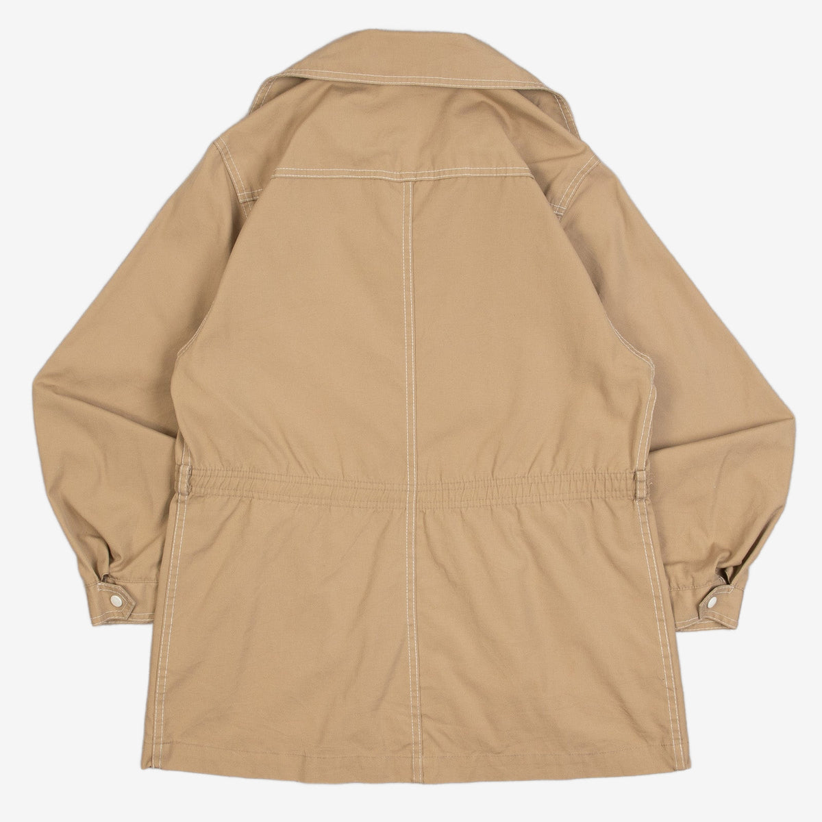 WOMEN'S VINTAGE 1980S COLLARED MAC JACKET - SMALL