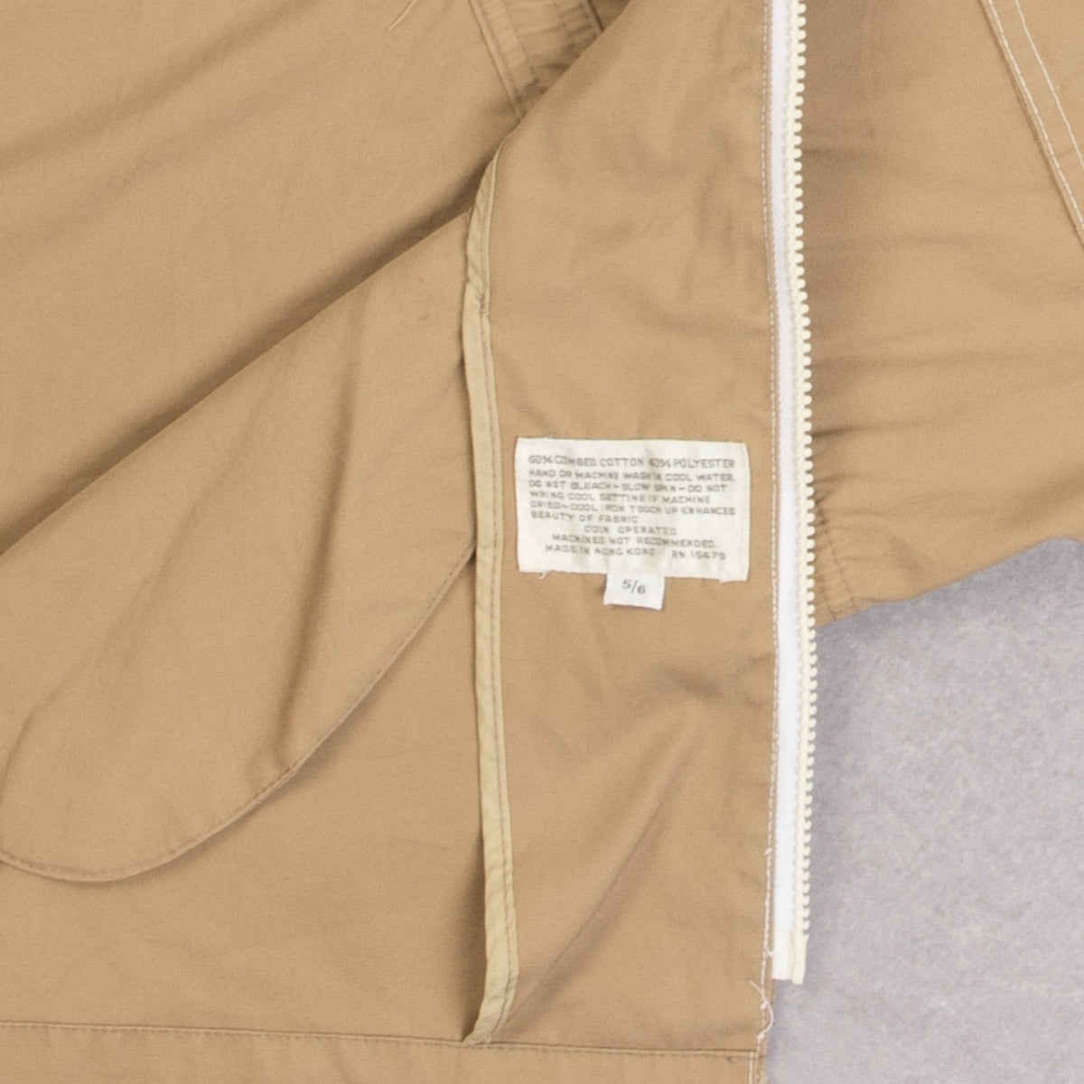 WOMEN'S VINTAGE 1980S COLLARED MAC JACKET - SMALL