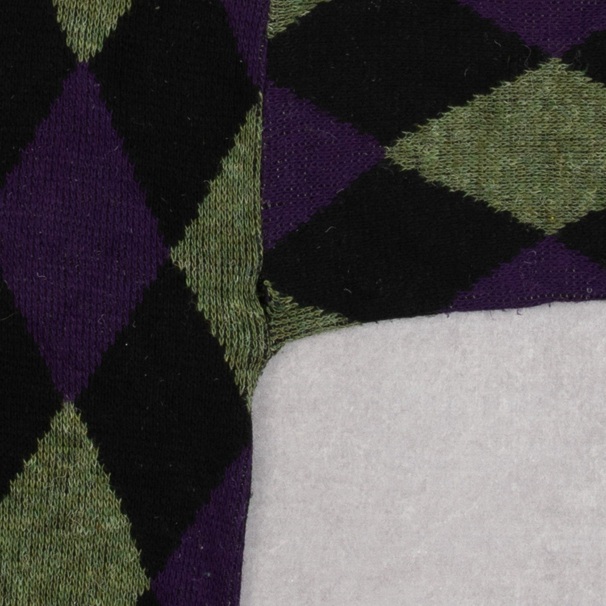 MEN'S VINTAGE 1990S ARGYLE PATTERNED KNITTED CARDIGAN - MEDIUM