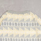 MEN'S VINTAGE 1980S PATTERNED KNITTED JUMPER - LARGE