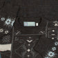 MEN'S VINTAGE 1980S PATTERNED GOLF KNITTED JUMPER - LARGE