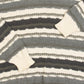 MEN'S VINTAGE 1990S STRIPED STRUCTURED KNITTED JUMPER - LARGE
