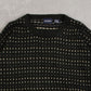 MEN'S VINTAGE 1990S DOTTED PATTERNED KNITTED JUMPER - X-LARGE