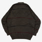 MEN'S VINTAGE 1990S STRIPED KNITTED CARDIGAN - MEDIUM