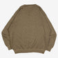 MEN'S VINTAGE 1990S PATTERNED V-NECK KNITTED JUMPER - XX-LARGE