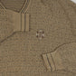 MEN'S VINTAGE 1990S PATTERNED V-NECK KNITTED JUMPER - XX-LARGE