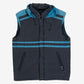 MEN'S VINTAGE 1990S VOLVO HOODED GILET JACKET - LARGE