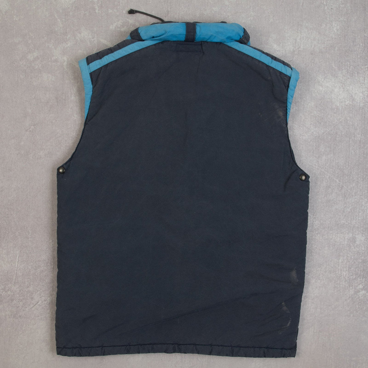 MEN'S VINTAGE 1990S VOLVO HOODED GILET JACKET - LARGE