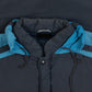 MEN'S VINTAGE 1990S VOLVO HOODED GILET JACKET - LARGE