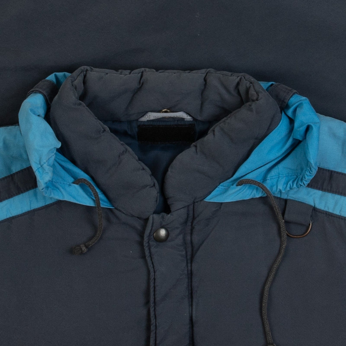 MEN'S VINTAGE 1990S VOLVO HOODED GILET JACKET - LARGE