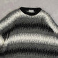 MEN'S VINTAGE 1980S PATTERNED KNITTED JUMPER - XX-LARGE