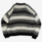 MEN'S VINTAGE 1980S PATTERNED KNITTED JUMPER - XX-LARGE