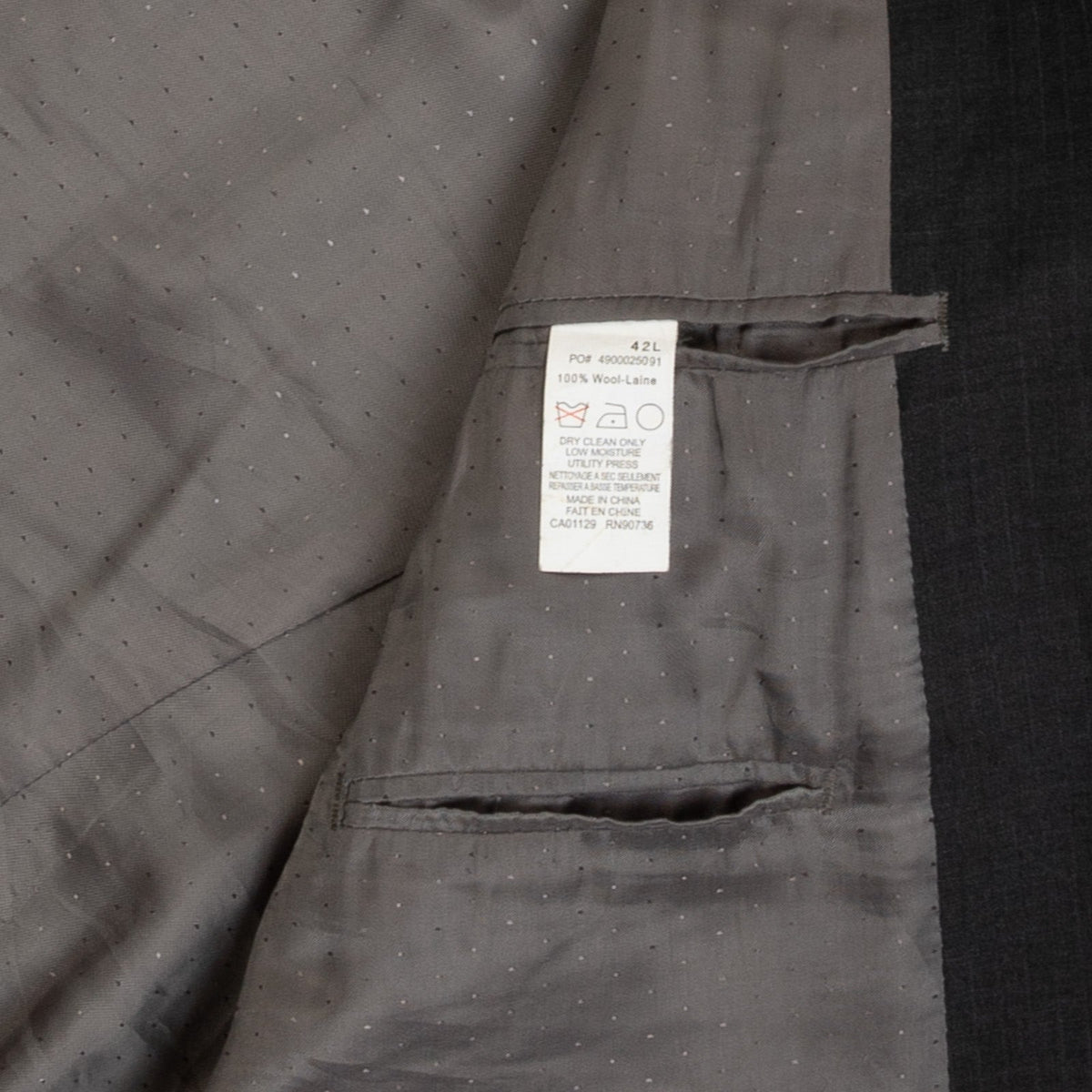 MEN'S VINTAGE 1990S CALVIN KLEIN BLAZER SUIT JACKET - MEDIUM