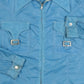 MEN'S VINTAGE 1980S WESTERN BUCKLED LIGHTWEIGHT JACKET - MEDIUM
