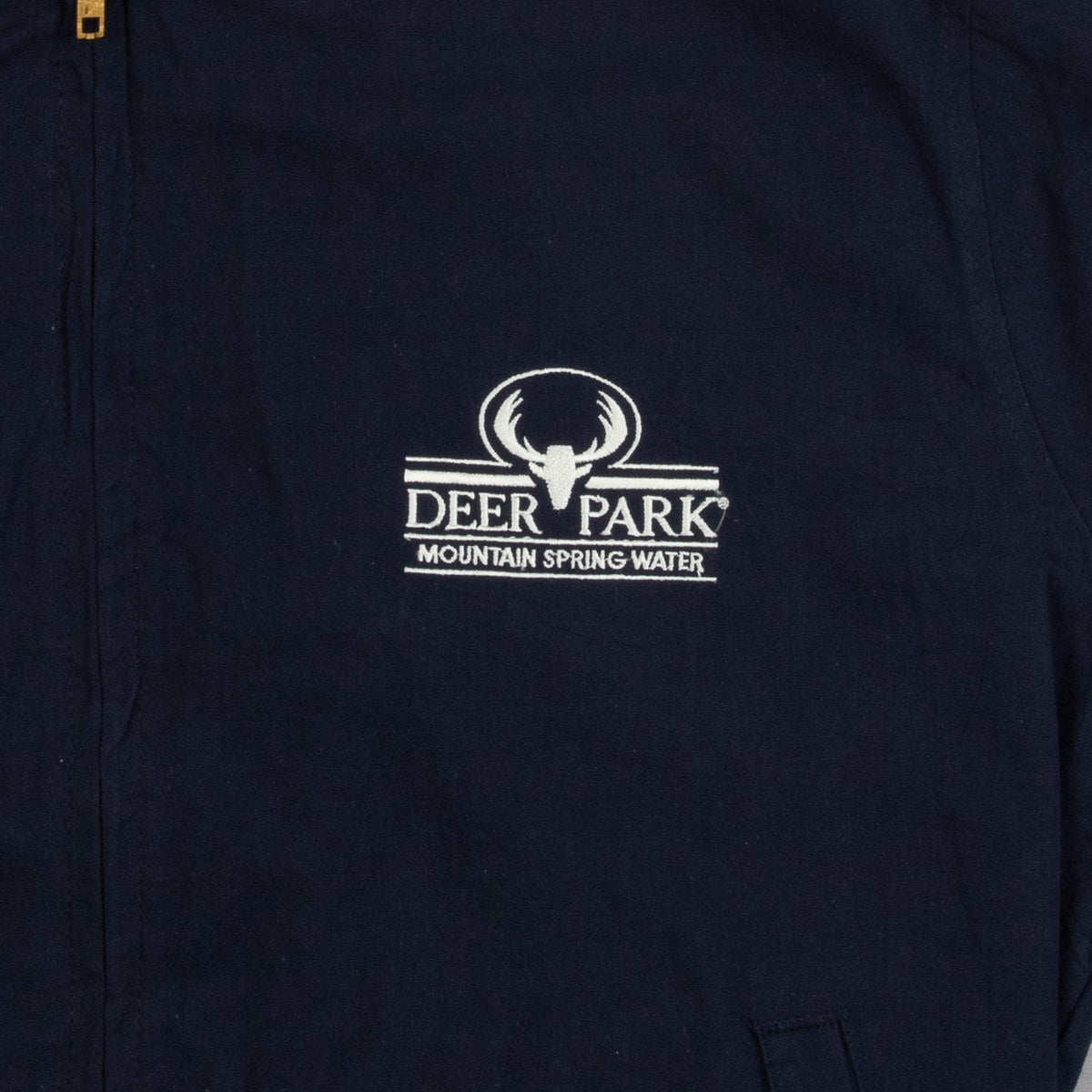 MEN'S VINTAGE 1980S DEER PARK VARSITY BOMBER JACKET - X-LARGE