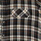 MEN'S VINTAGE 1980S WOOL STYLE CHECKED SHIRT - LARGE