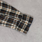 MEN'S VINTAGE 1980S WOOL STYLE CHECKED SHIRT - LARGE