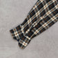 MEN'S VINTAGE 1980S WOOL STYLE CHECKED SHIRT - LARGE