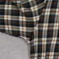 MEN'S VINTAGE 1980S WOOL STYLE CHECKED SHIRT - LARGE