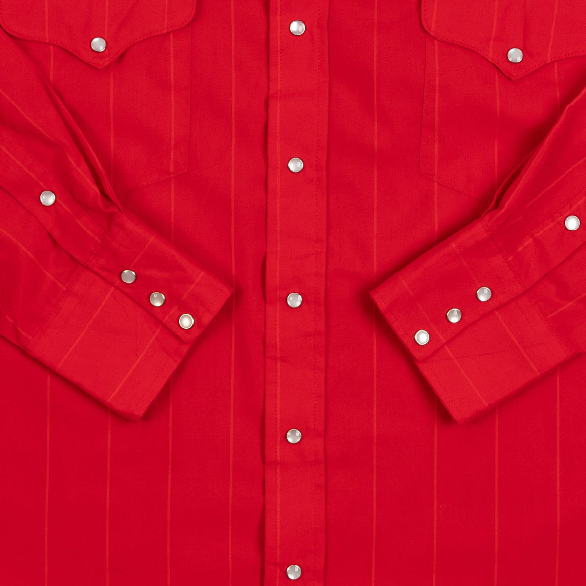 MEN'S VINTAGE 1980S STRIPED WESTERN SHIRT - LARGE