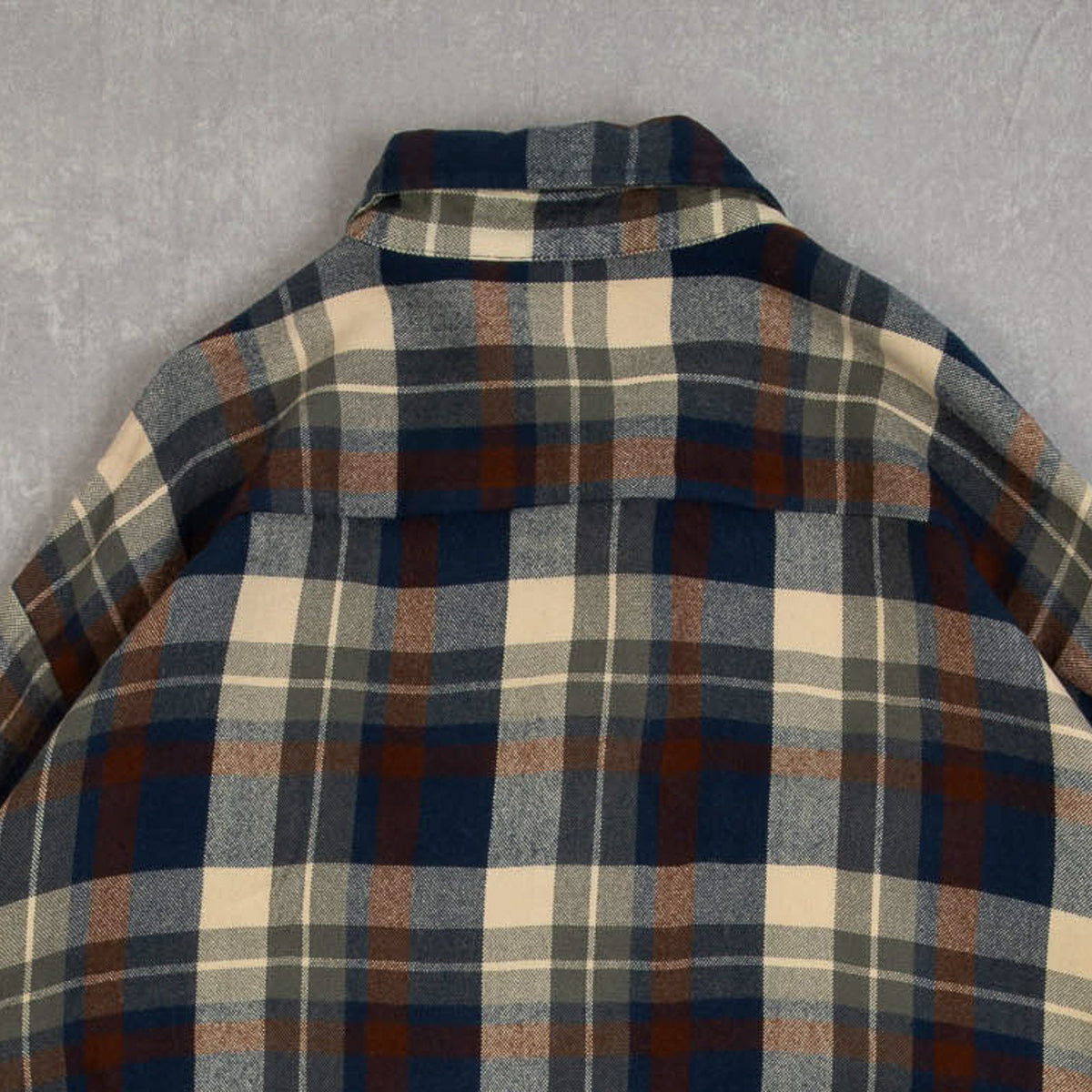 MEN'S VINTAGE 1990S WOOL STYLE CHECKED SHIRT - X-LARGE