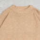 MEN'S VINTAGE 1980S STRUCTURED KNITTED JUMPER - SMALL
