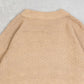 MEN'S VINTAGE 1980S STRUCTURED KNITTED JUMPER - SMALL