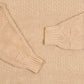 MEN'S VINTAGE 1980S STRUCTURED KNITTED JUMPER - SMALL