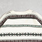 MEN'S VINTAGE 1990S STRUCTURED PATTERNED KNITTED JUMPER - LARGE