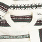 MEN'S VINTAGE 1990S STRUCTURED PATTERNED KNITTED JUMPER - LARGE