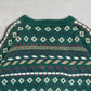 MEN'S VINTAGE 1990S PATTERNED KNITTED JUMPER - LARGE