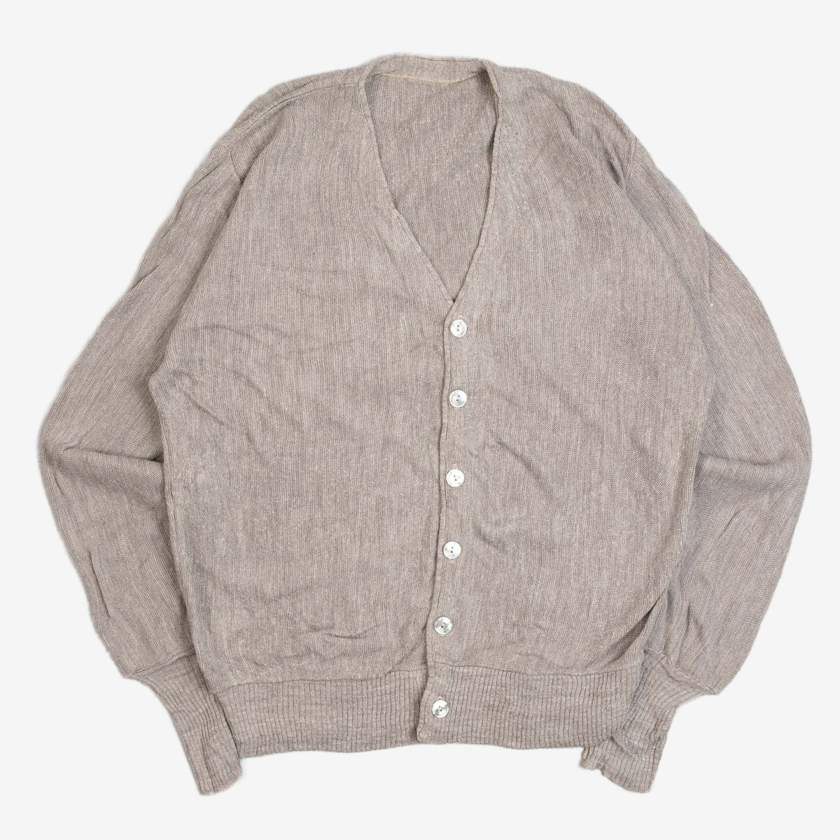 MEN'S VINTAGE 1990S KNITTED CARDIGAN - LARGE