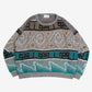 MEN'S VINTAGE 1990S STRUCTURED PATTERNED KNITTED JUMPER - MEDIUM