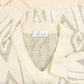 MEN'S VINTAGE 1980S STRUCTURED PATTERNED KNITTED JUMPER - MEDIUM