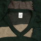 MEN'S VINTAGE 1980S PATTERNED KNITTED JUMPER - LARGE