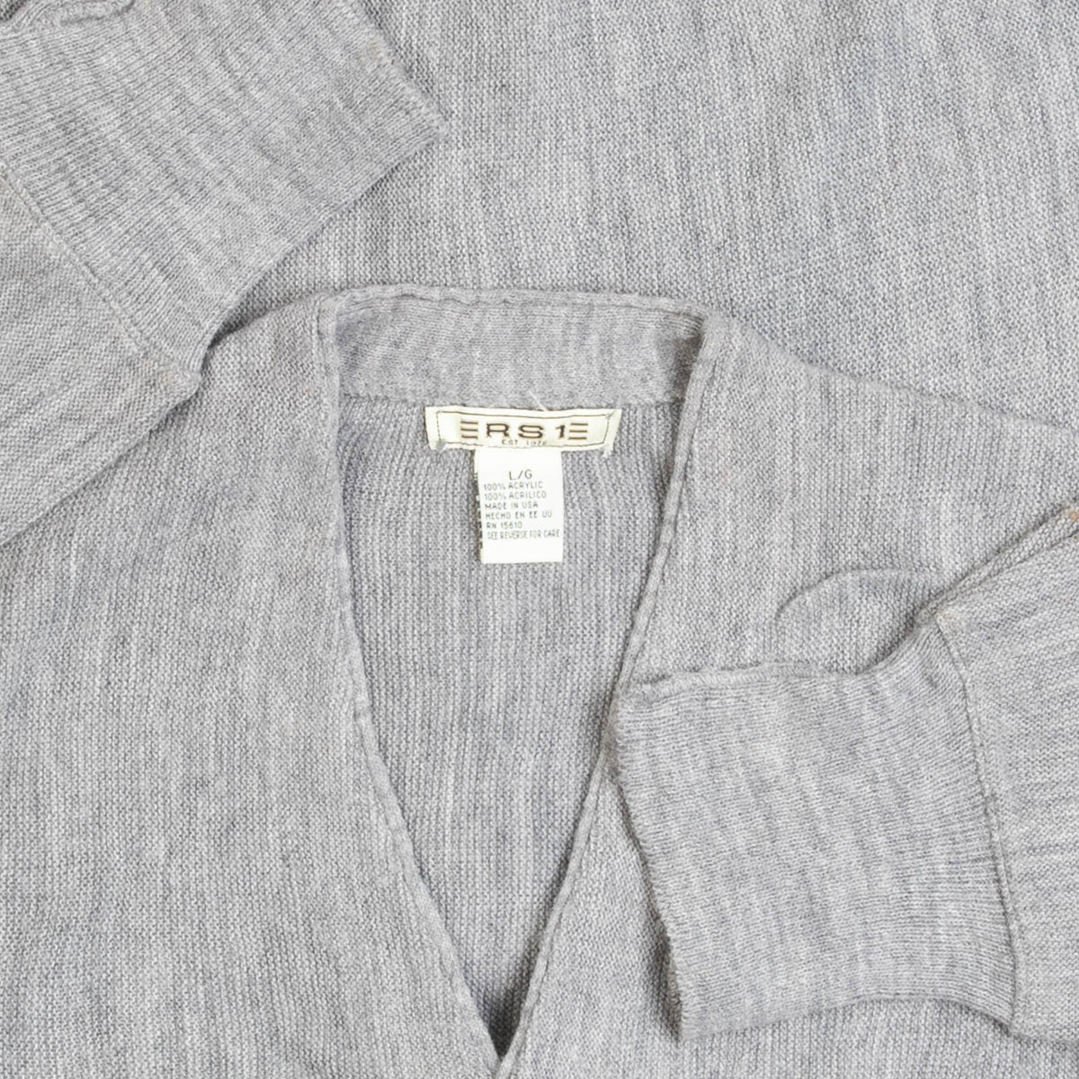 MEN'S VINTAGE 1990S KNITTED CARDIGAN - LARGE