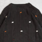 WOMEN'S VINTAGE 1980S STRUCTURED PATTERNED KNITTED JUMPER - X-LARGE