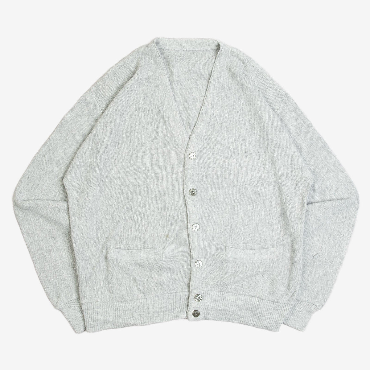 MEN'S VINTAGE 1990S KNITTED CARDIGAN - LARGE