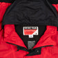 MEN'S VINTAGE 1990S HOODED WATERPROOF BOMBER JACKET - MEDIUM