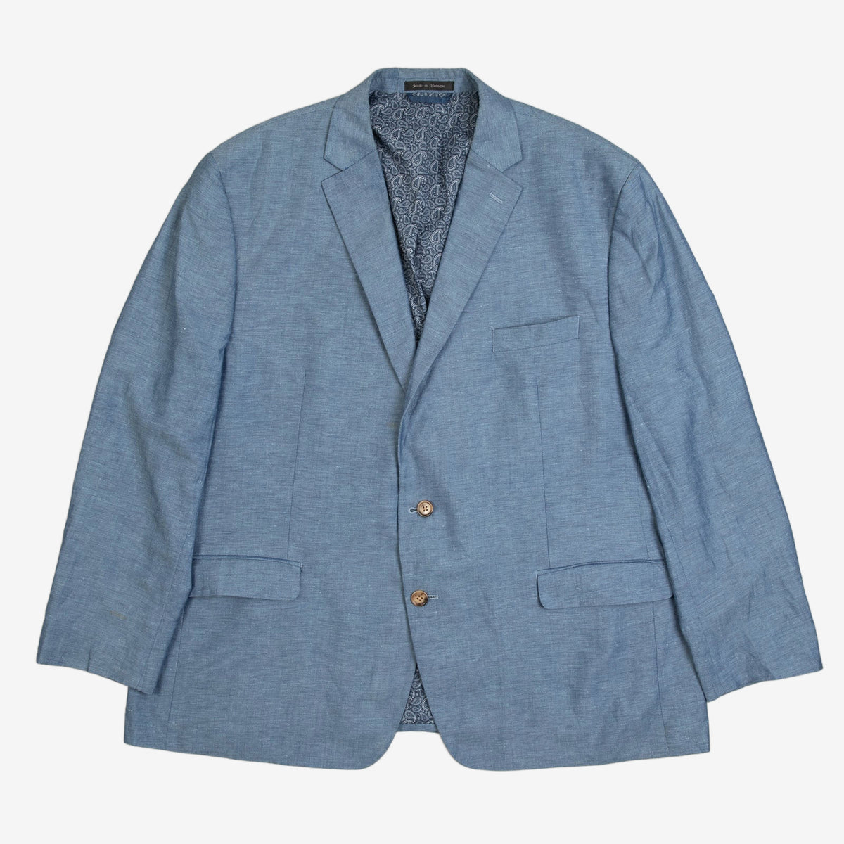 MEN'S VINTAGE 1990S CHAPS BLAZER SUIT JACKET - X-LARGE