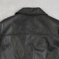 MEN'S VINTAGE 1990S LEATHER BLAZER JACKET - LARGE