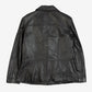 MEN'S VINTAGE 1990S LEATHER BLAZER JACKET - LARGE