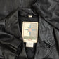 MEN'S VINTAGE 1990S LEATHER BLAZER JACKET - LARGE