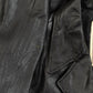 MEN'S VINTAGE 1990S LEATHER BLAZER JACKET - LARGE