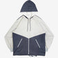 MEN'S VINTAGE 1990S COLOUR BLOCK HOODED JACKET - LARGE