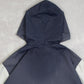 MEN'S VINTAGE 1990S COLOUR BLOCK HOODED JACKET - LARGE